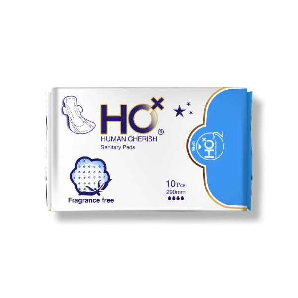 HQ Sanitary Pads No Mint 10pcs Fragrance Free