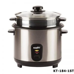 Kodtec Rice Cooker 1L 10 Cups with Steamer and Spoon KT-184S-1ST