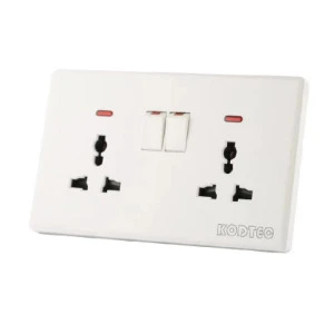 Kodtec Socket 2 Gang 3 Pin KT-86MT-SO