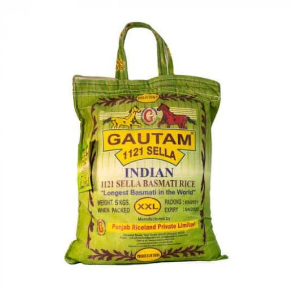 Gautam Basmati Rice 5kg Extra Long Grain XXL