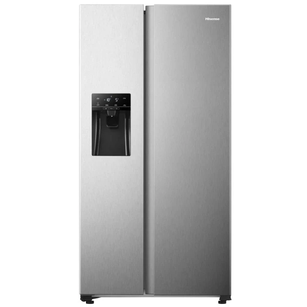 Hisense Refrigerator 474L Side by Side Door with Water Dispenser Touch Control H690SS-IDL