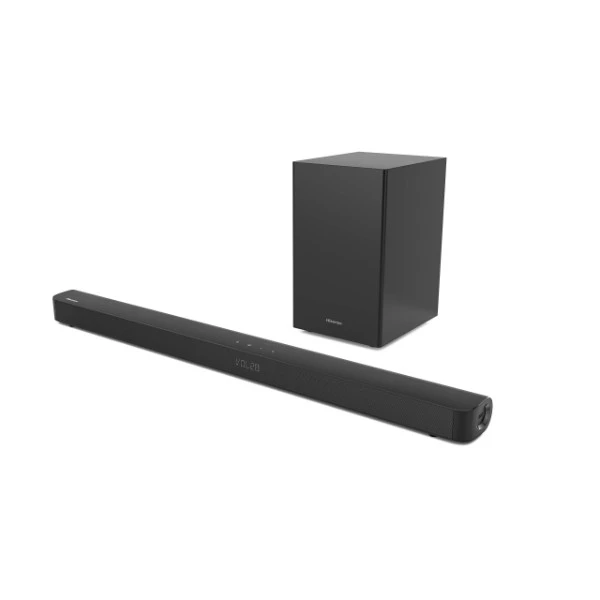 Hisense Sound Bar 2.1ch 120W with Wireless Subwoofer Bluetooth HDMI Aux USB HS212F